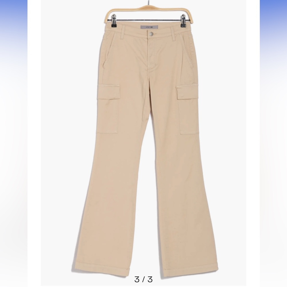 Joe’s Bootcut Cargo Pants Size 28 Taupe High-waisted - Picture 3 of 15